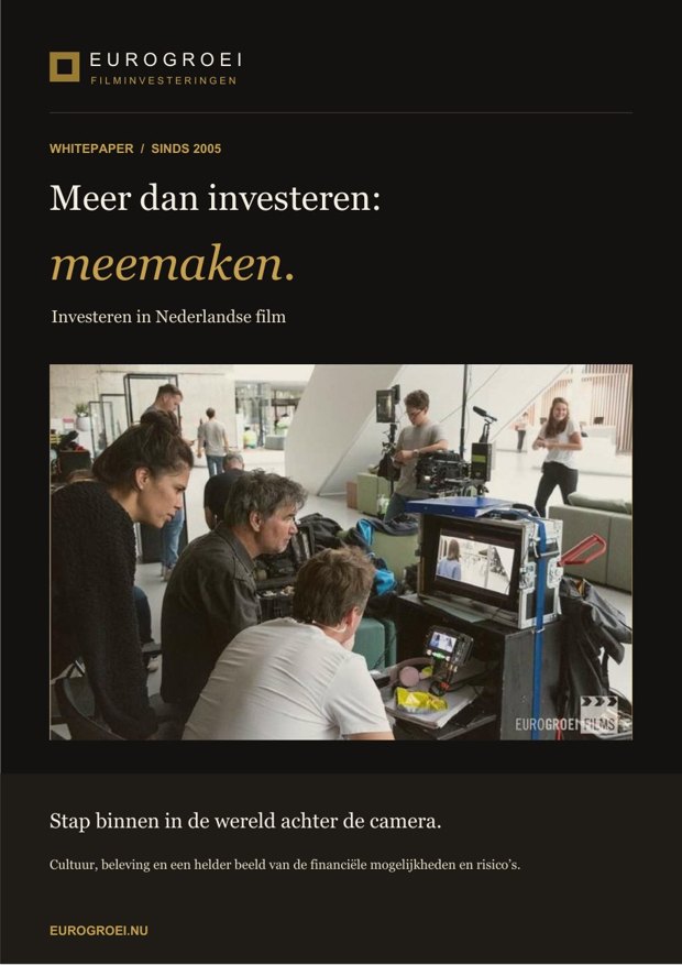 Voorkant van de whitepaper Meer dan investeren: meemaken